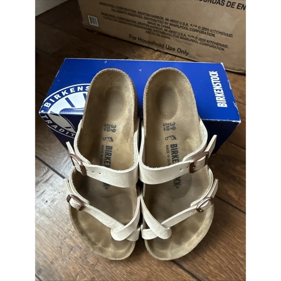 Birkenstock Shoes - Birkenstock Mayari Graceful Pearl White Sandals Birks Sz 39 US 8